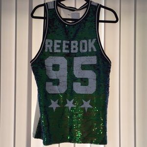 Reebok sequin tank
